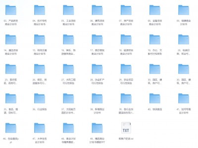 商业计划书与可行性报告大全 合集（含项目方案，大学生创业报告书，商业计划书模板等）